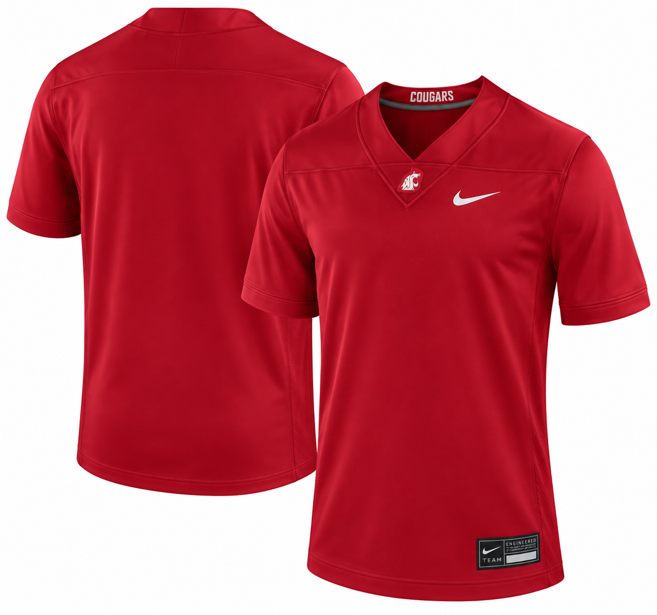 Washington State Cougars Nike Football Custom Game Jersey – Crimson