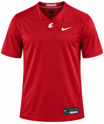Washington State Cougars Nike Football Custom Game Jersey – Crimson