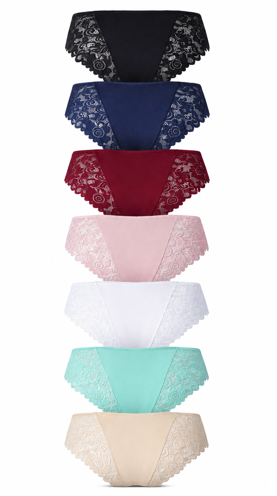 Everjoys Women's Lace Panties – Size Medium (New, Open Package)