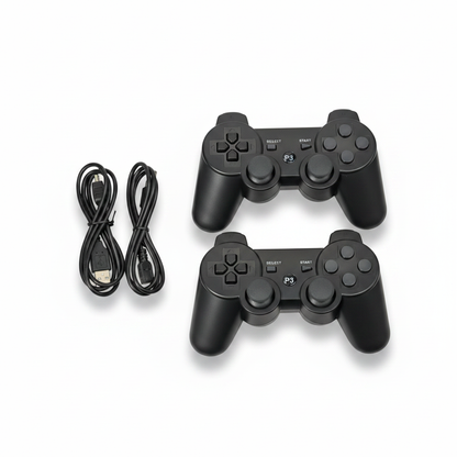 PS3 Wireless Controller 2-Pack – Double Shock Rechargeable Gamepad