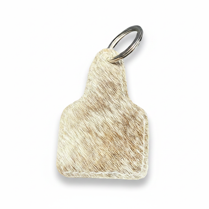 Handcrafted Cowhide Cow Tag 3.25" x 2.25"