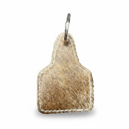 Handcrafted Cowhide Cow Tag 3.25" x 2.25"