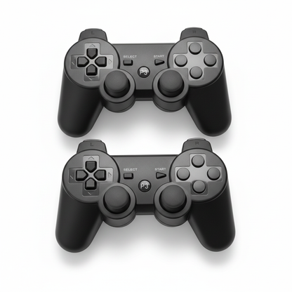 PS3 Wireless Controller 2-Pack – Double Shock Rechargeable Gamepad