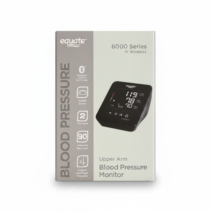 Equate Blood Pressure 6000 Series Wireless (New / Open Package)