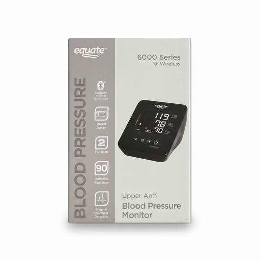 Equate Blood Pressure 6000 Series Wireless (New / Open Package)