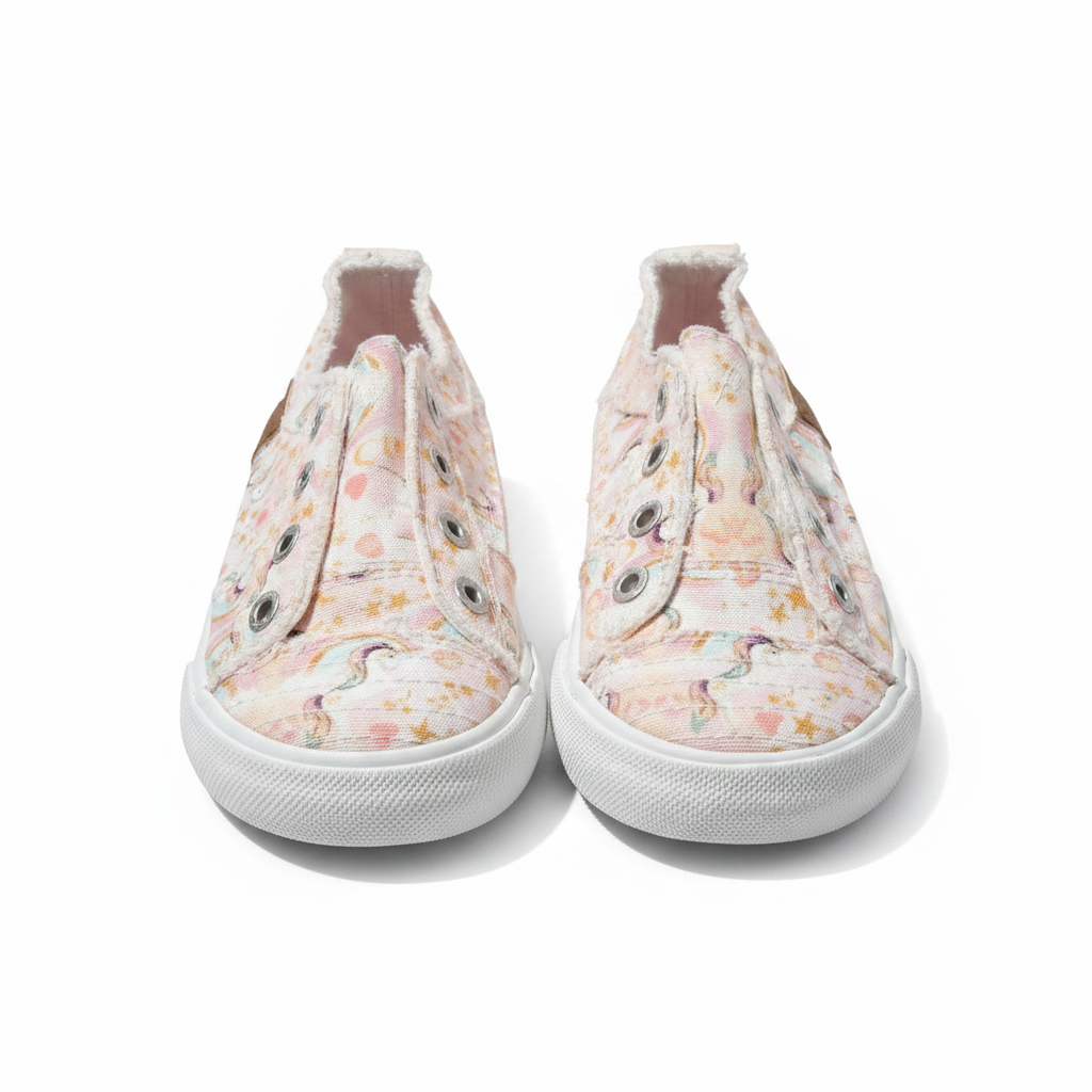 Kid's Blowfish Malibu Play Sneaker Pink Unicorns Size 8