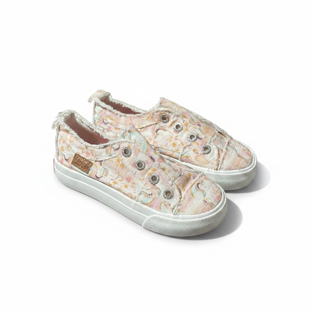 Kid's Blowfish Malibu Play Sneaker Pink Unicorns Size 8