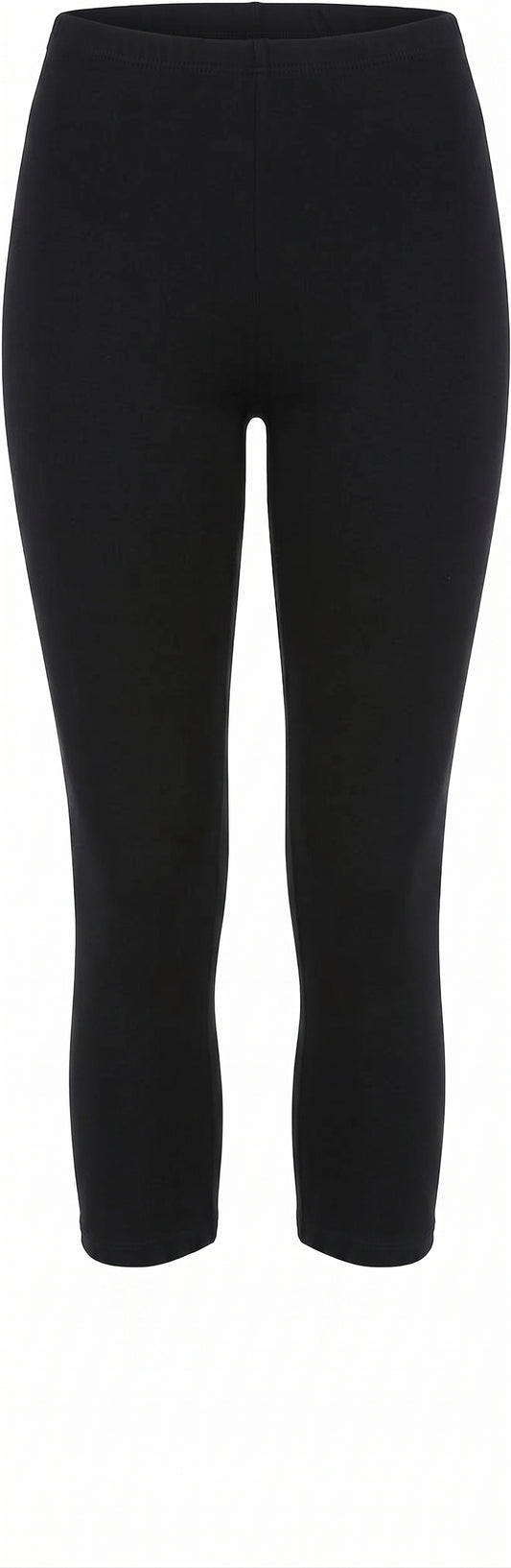 Kotii Lightweight Capri Leggings | 3/4 Crop Stretch Yoga Pants | S/M