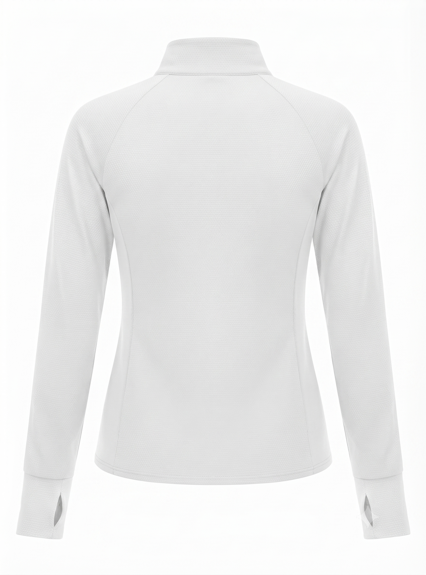 Women's Vldnery UPF 50+ Sun Protection Athletic Ruched Jacket White Small
