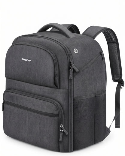 2-Ball Bowling Backpack – Fits Shoes Up to Size 16, Anti-Theft Pocket, Water-Resistant, Ergonomic Straps