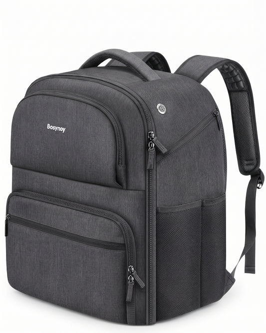 2-Ball Bowling Backpack – Fits Shoes Up to Size 16, Anti-Theft Pocket, Water-Resistant, Ergonomic Straps