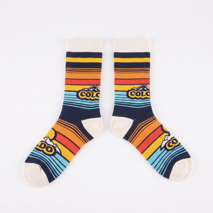 Oooh Yeah! Colorado Novelty Crew Socks – Unisex Adult M/L (1 Pair)