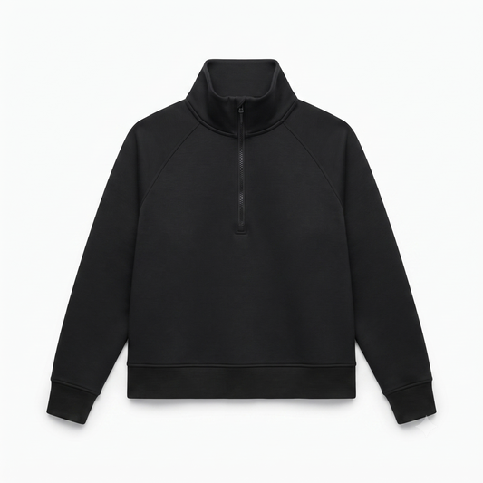 Women's DSG Cold Gear 1/2 Zip Pullover Black Size L