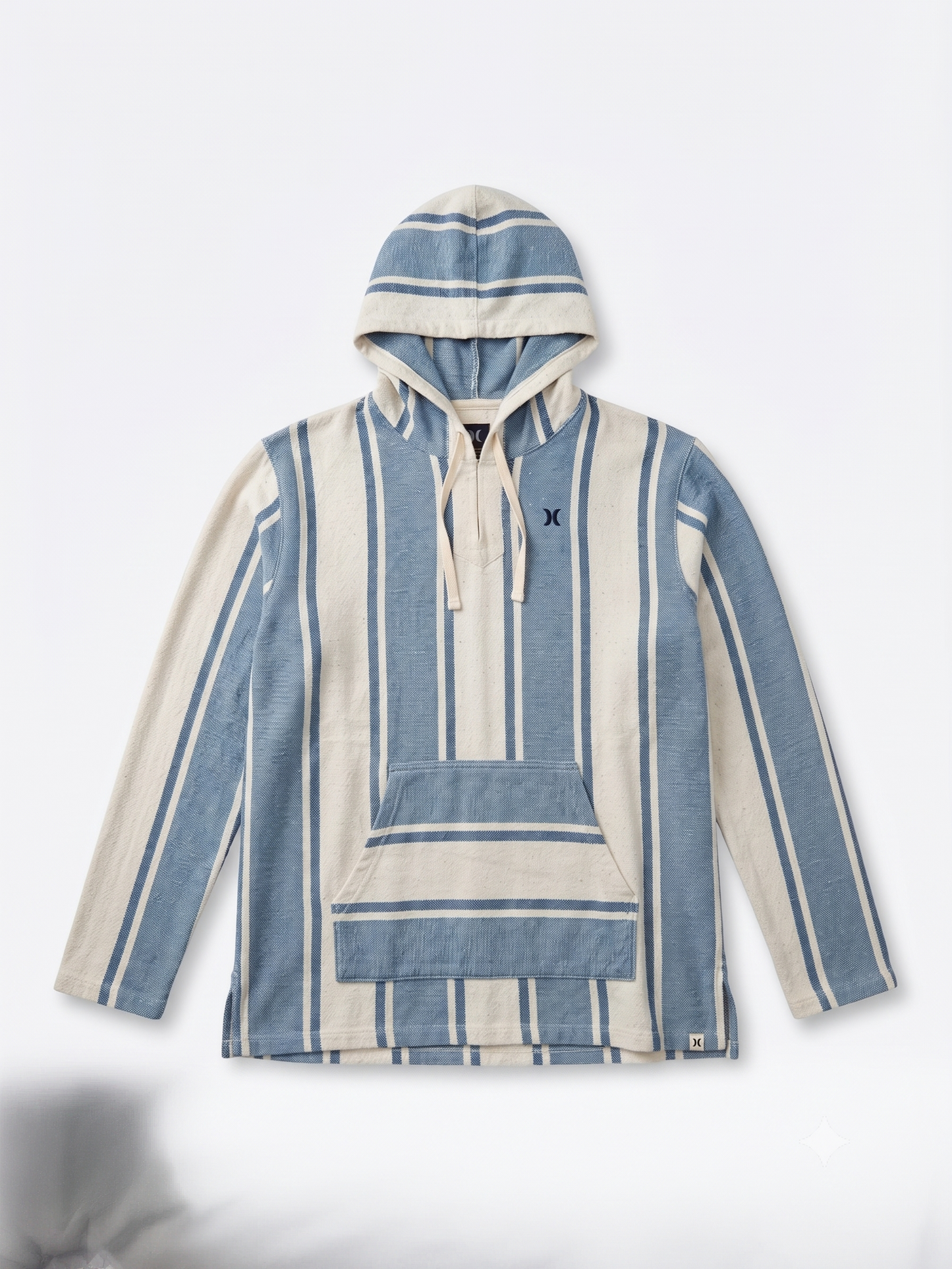 Men's Hurley OG Hooded Hoodie Surfer Beach Poncho Sweatshirt Size 2XL