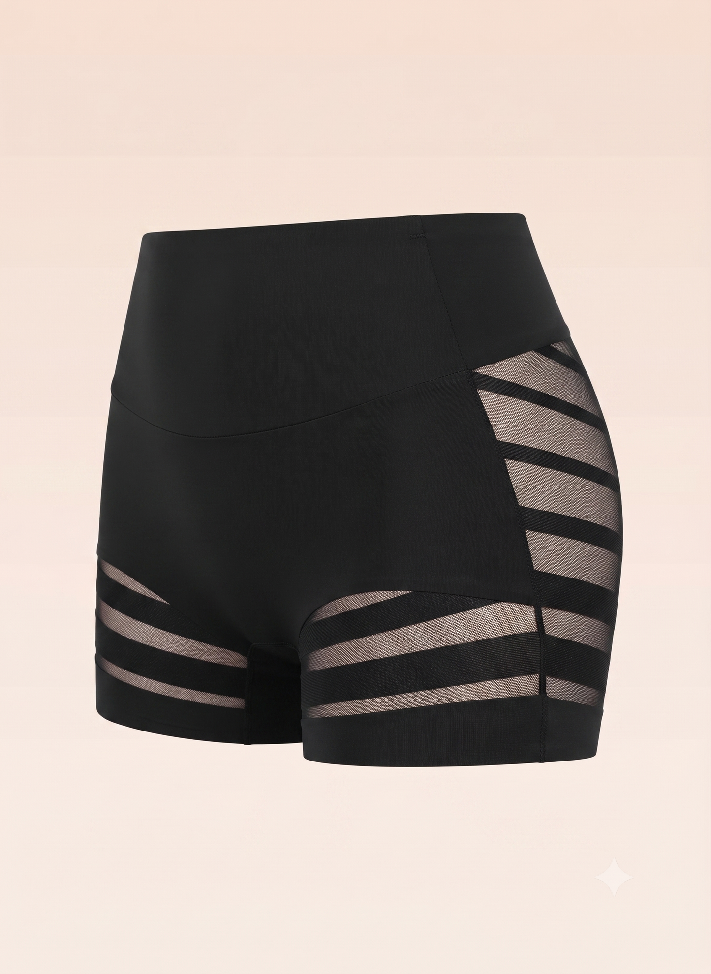 Women's ASIMOON Shapewear High Waisted Boy Shorts Black Size Medium
