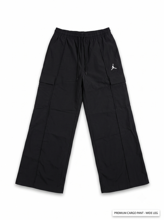 Girl's Nike Jordan Woven Double Cargo Pants Black Size M (10-12yrs)