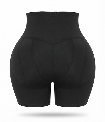 Women's Figninget Hip Pads Shapewear Tummy Control Padded Underwear Black Size XL