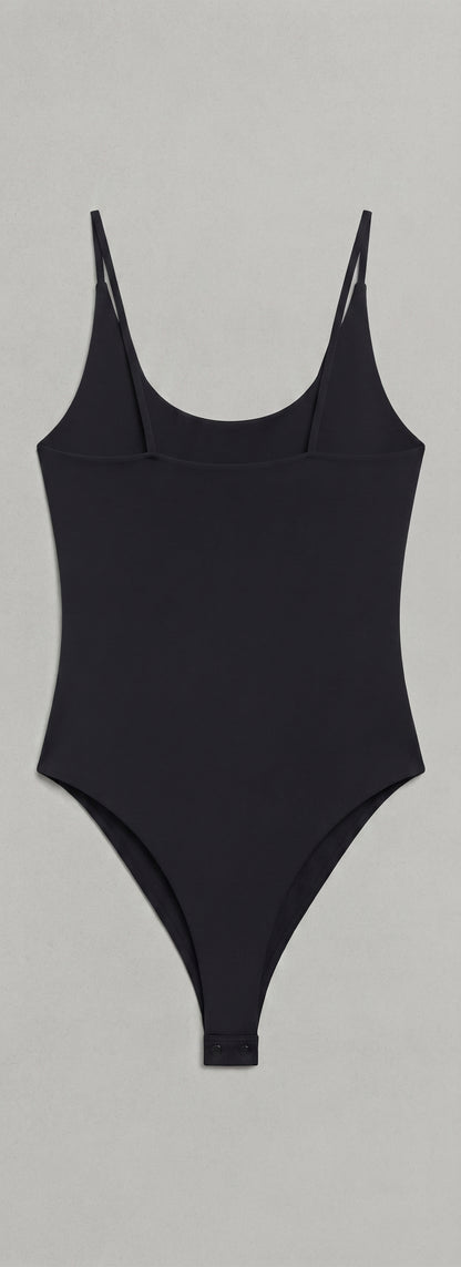 SUUKSESS Women’s Sexy Backless Thong Bodysuits Scoop Neck Sleeveless Size M