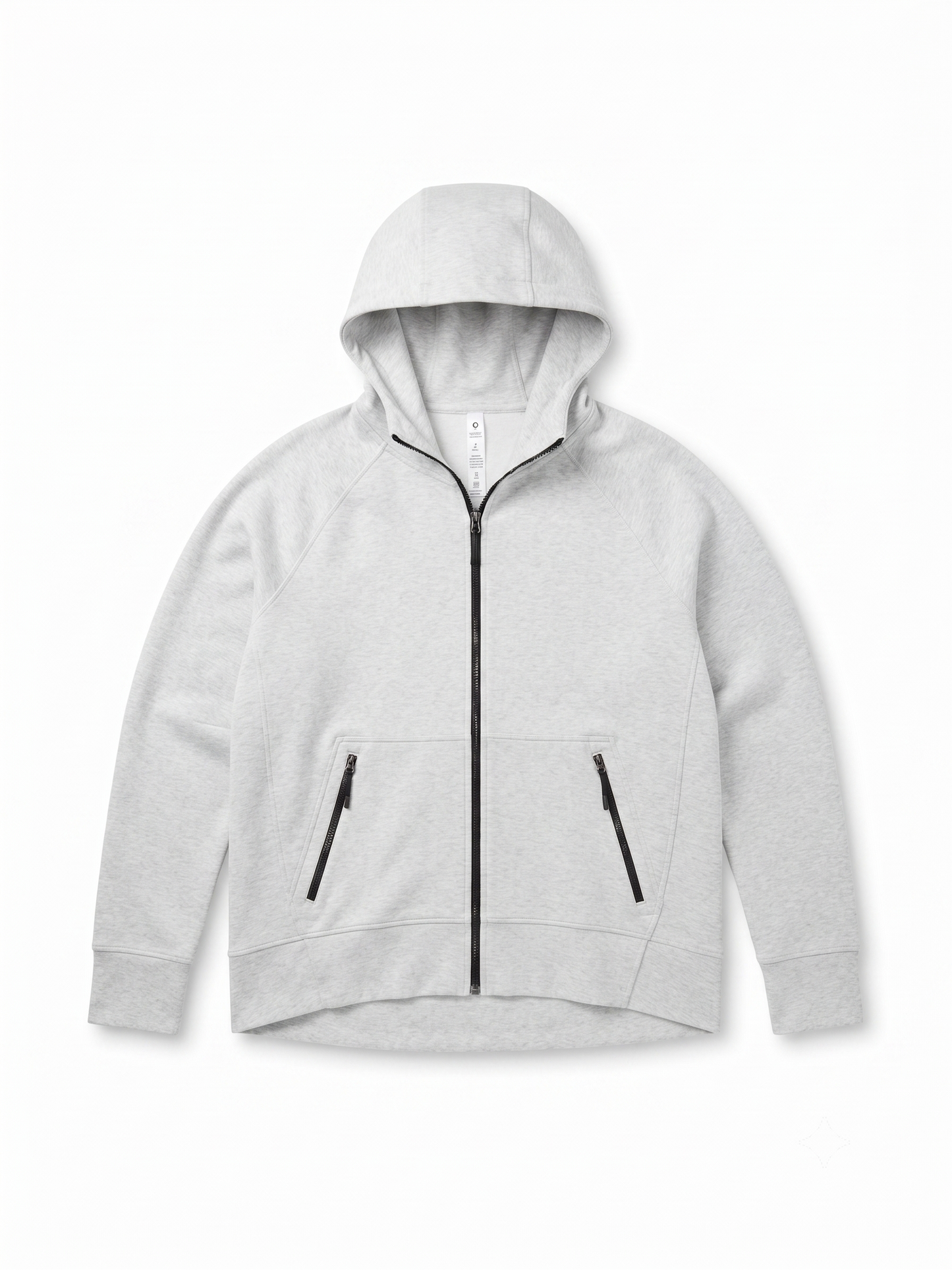 Women's DSG Sport Fleece Full Zip Light Heather Grey Size Medium