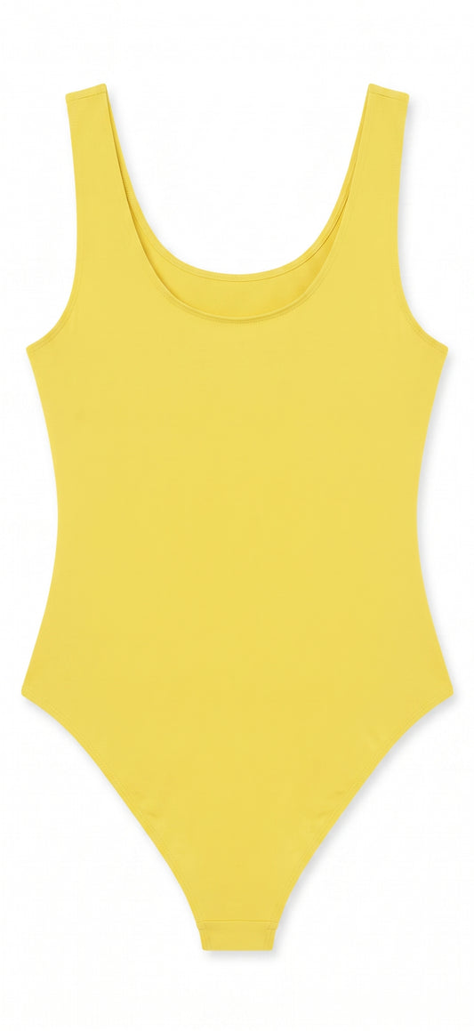 YOGINGO Women's Scoop Neck Sleeveless Backless Bodysuit Tank Top