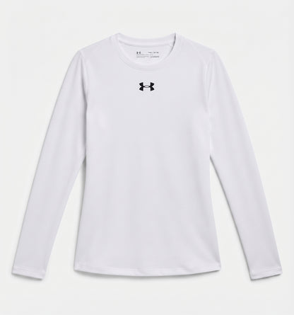 Under Armour Cold Gear Youth Girls , White & Black - Size Youth Small
