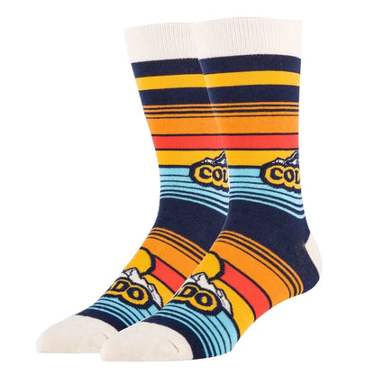 Oooh Yeah! Colorado Novelty Crew Socks – Unisex Adult M/L (1 Pair)