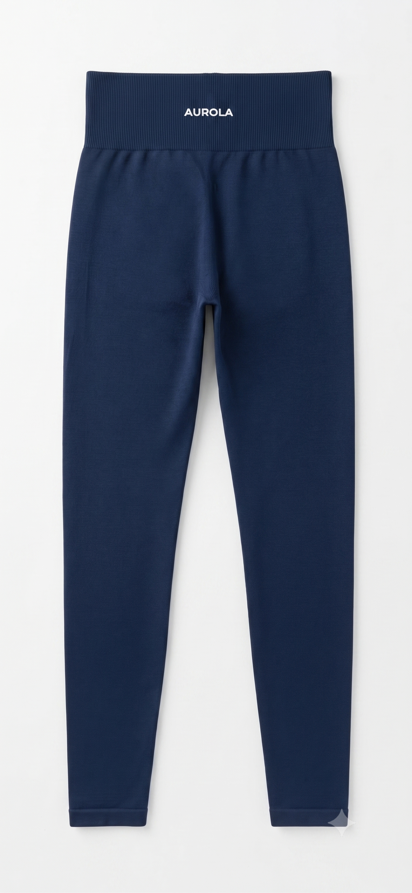 AUROLA Intensify Seamless Scrunch Legging – Women's 7/8 Yoga Pants, Tuxedo Blue, XL