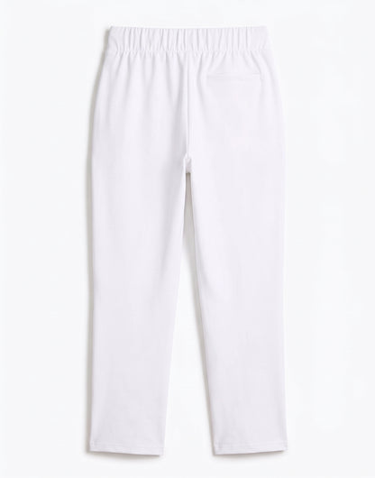 Women's Travel Ankle 7/8 Golf Pants 3 Pockets, White, Size 3XL