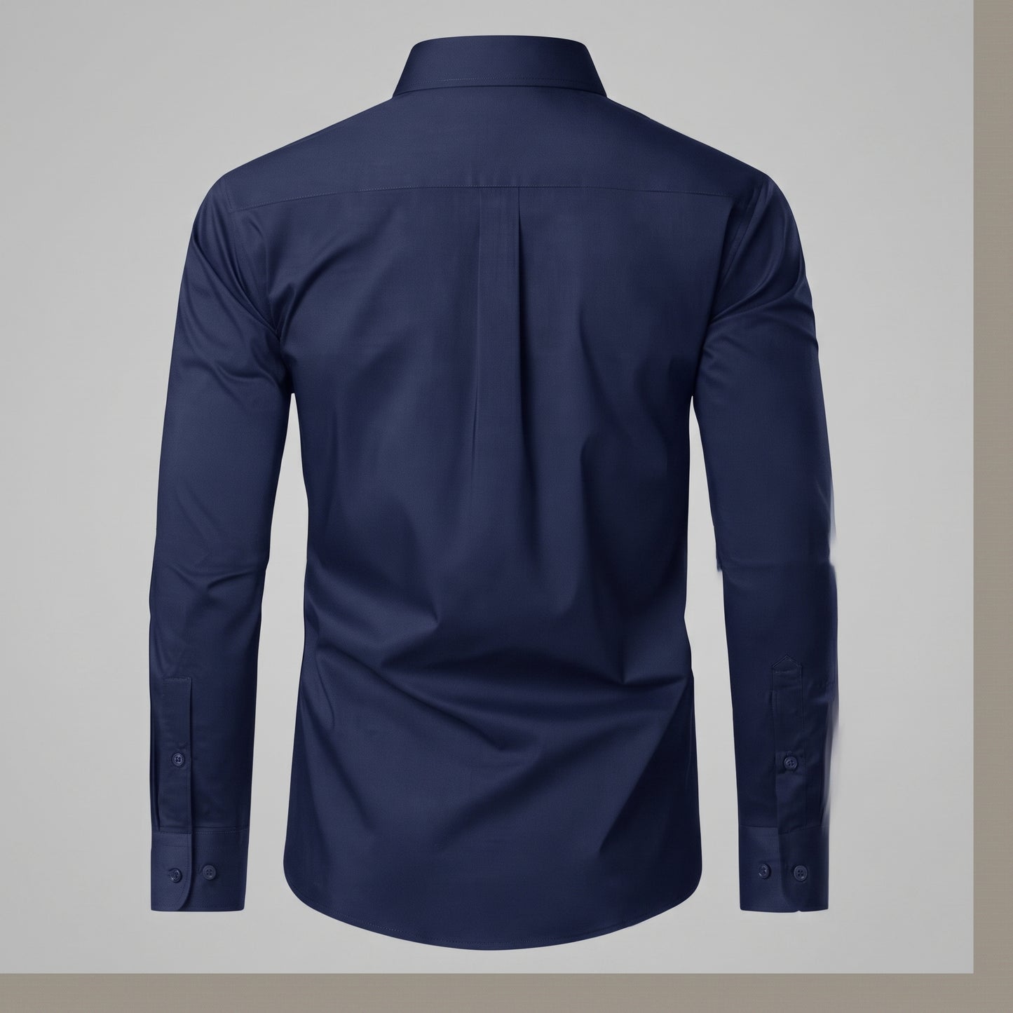 3-Pack Men's Long Sleeve Classic Dress Shirts (Black, Navy, White) Size Small