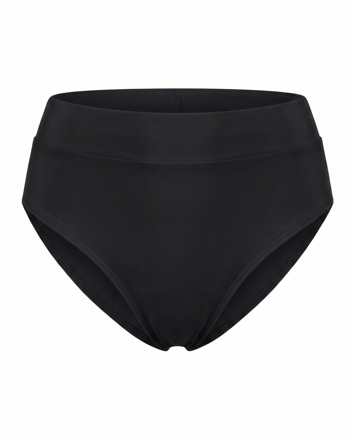 Tempt Me Women's High Waist Cheeky Bikini Bottoms | Tummy Control | Large (Bottoms Only)