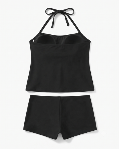 Women's Daci Plus Size Bandeau Tankini Swimsuit 2 Piece Black Size 26 Plus