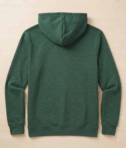Colosseum Campus Hoodie – Men's Pullover Sweatshirt, Forest Green, Small