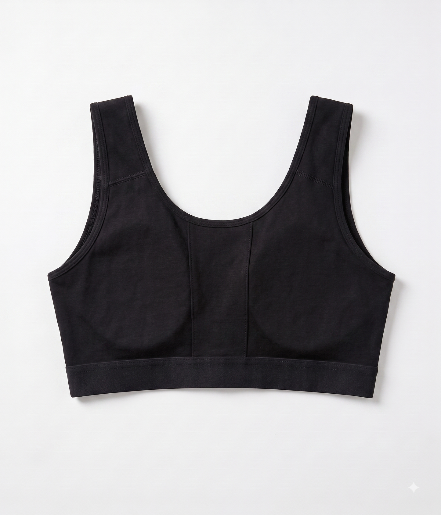 Women's BRABIC Zip Front Closure Everyday Bra – 2-Pack, Black & White, Small