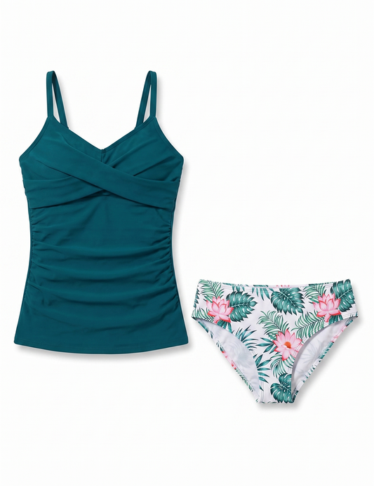 Girls Idgreatim Tankini Swimsuit 2 Piece Bathing Suits for Teens Size 9-10