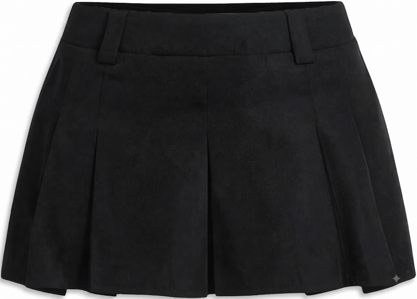 SweatyRocks Low Waist Pleated Mini Skirt – Women's, Black, X-Small