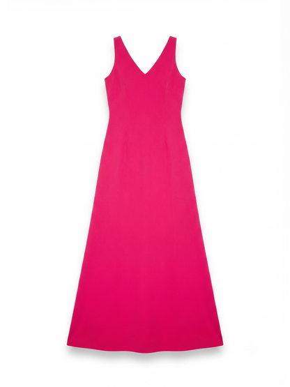 Women's FQA Long Formal Gown and Evening Dress Magenta Size Medium Open Package