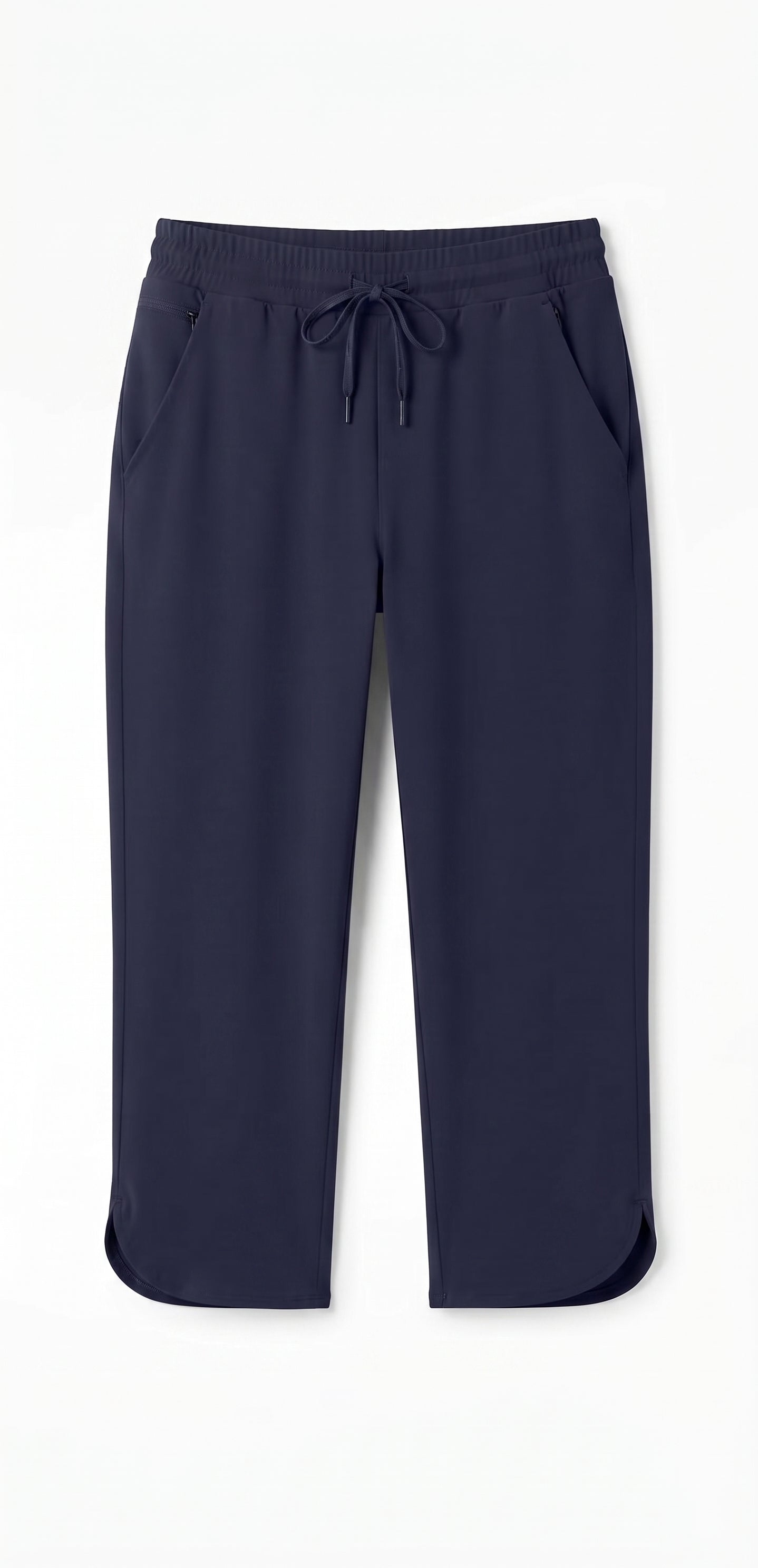 Pudolla Women's Swim Capris – Navy Blue, Size 2XL