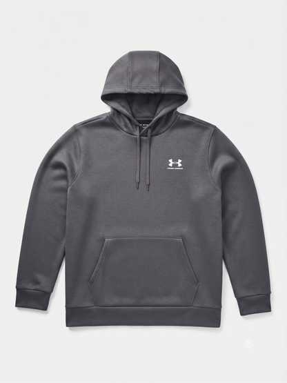 Under Armour Men's UA Icon Fleece Hoodie Black Size Large