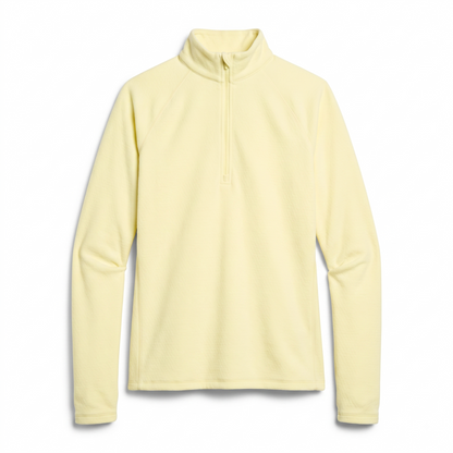 DSG Run Grid 1/4 Zip Waffle Long Sleeve Pullover – Women's, Yellow, Medium