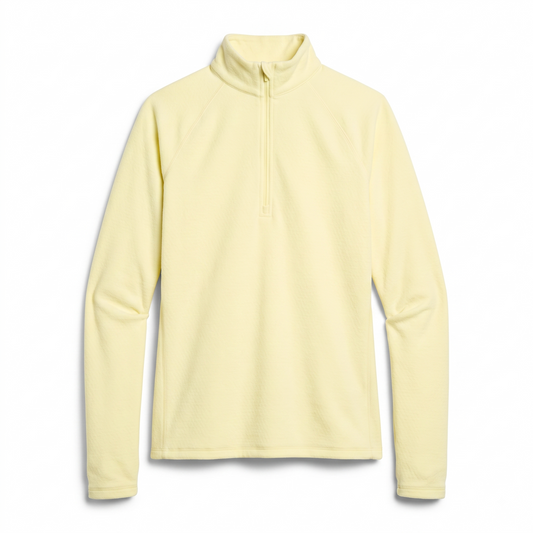 DSG Run Grid 1/4 Zip Waffle Long Sleeve Pullover – Women's, Yellow, Medium
