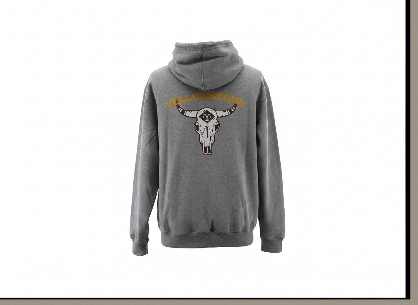 Yellowstone Pullover Hoodie – Heather Grey, Size Large (NWT)