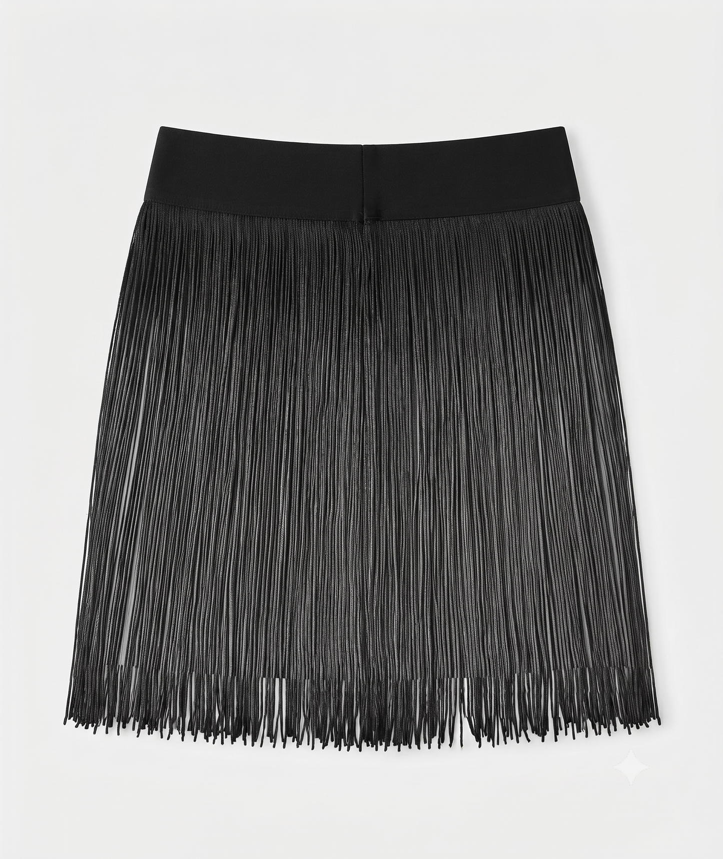 SEMATOMALA Split Tassel Bikini Cover-Up Mini Skirt – Women's, Black, XL