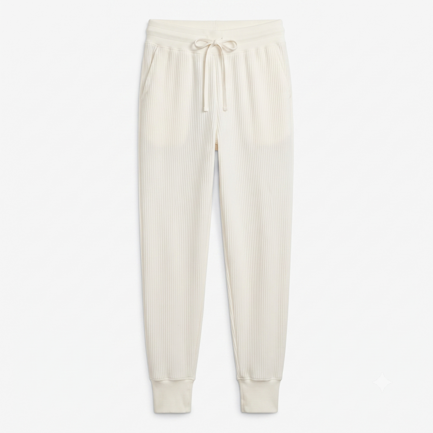 Women's DSG So Soft Ottoman Jogger - Light Cream - Size Large