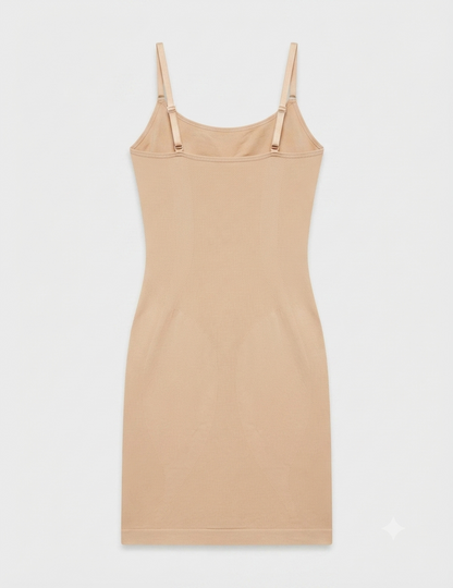 Women's SLIMBELLE Bodice Dress – Tummy Control Shaping Dress, Seamless (Size S)