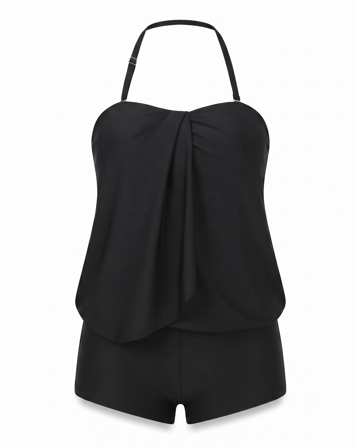 Women's Daci Plus Size Bandeau Tankini Swimsuit 2 Piece Black Size 26 Plus