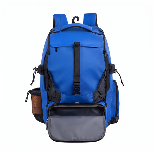 Lacrosse Bag with Helmet Storage – Extra Large Backpack, Two Stick Holder, Separate Shoe Compartment & Padded Straps