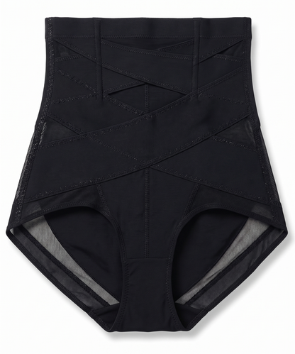 Women's Dulchany Tummy Control Shapewear Panties Black Size 2XL