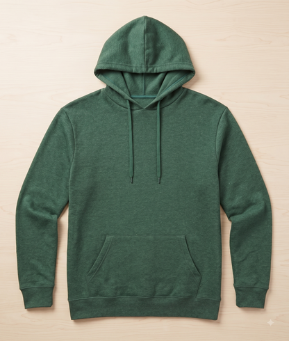 Colosseum Campus Hoodie – Men's Pullover Sweatshirt, Forest Green, Small