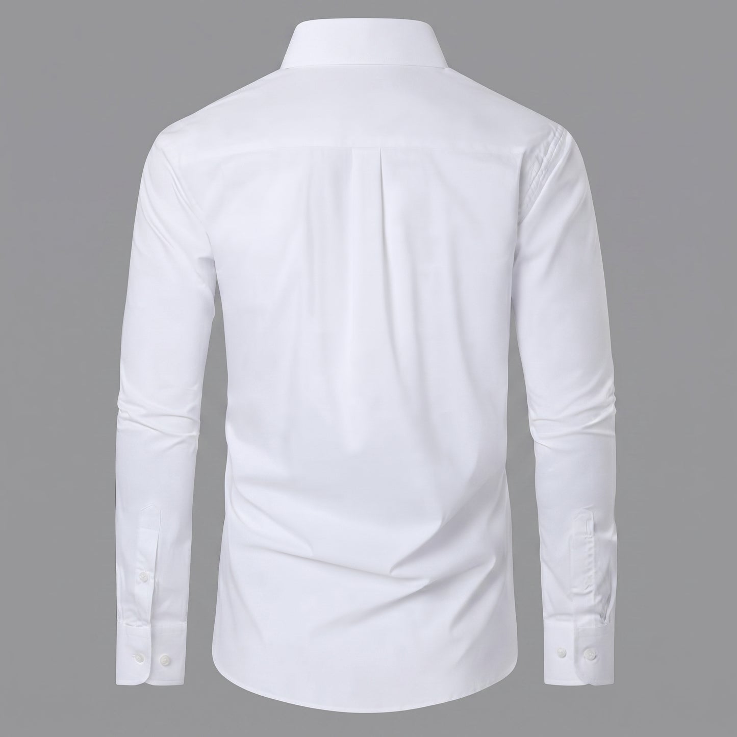 3-Pack Men's Long Sleeve Classic Dress Shirts (Black, Navy, White) Size Small
