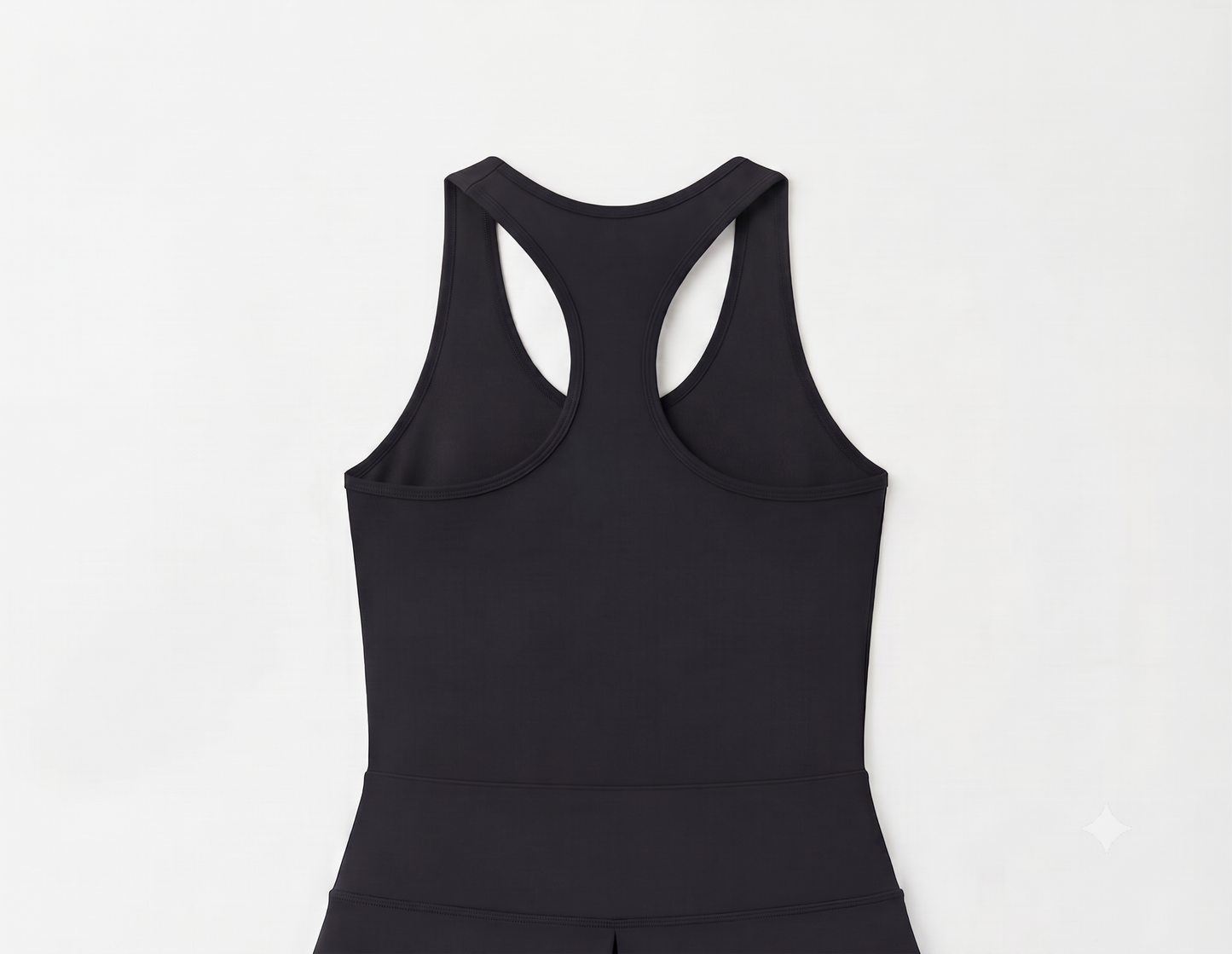 Women's ABOCIW Racerback Workout Crop Tank Top – Black (Size Medium)